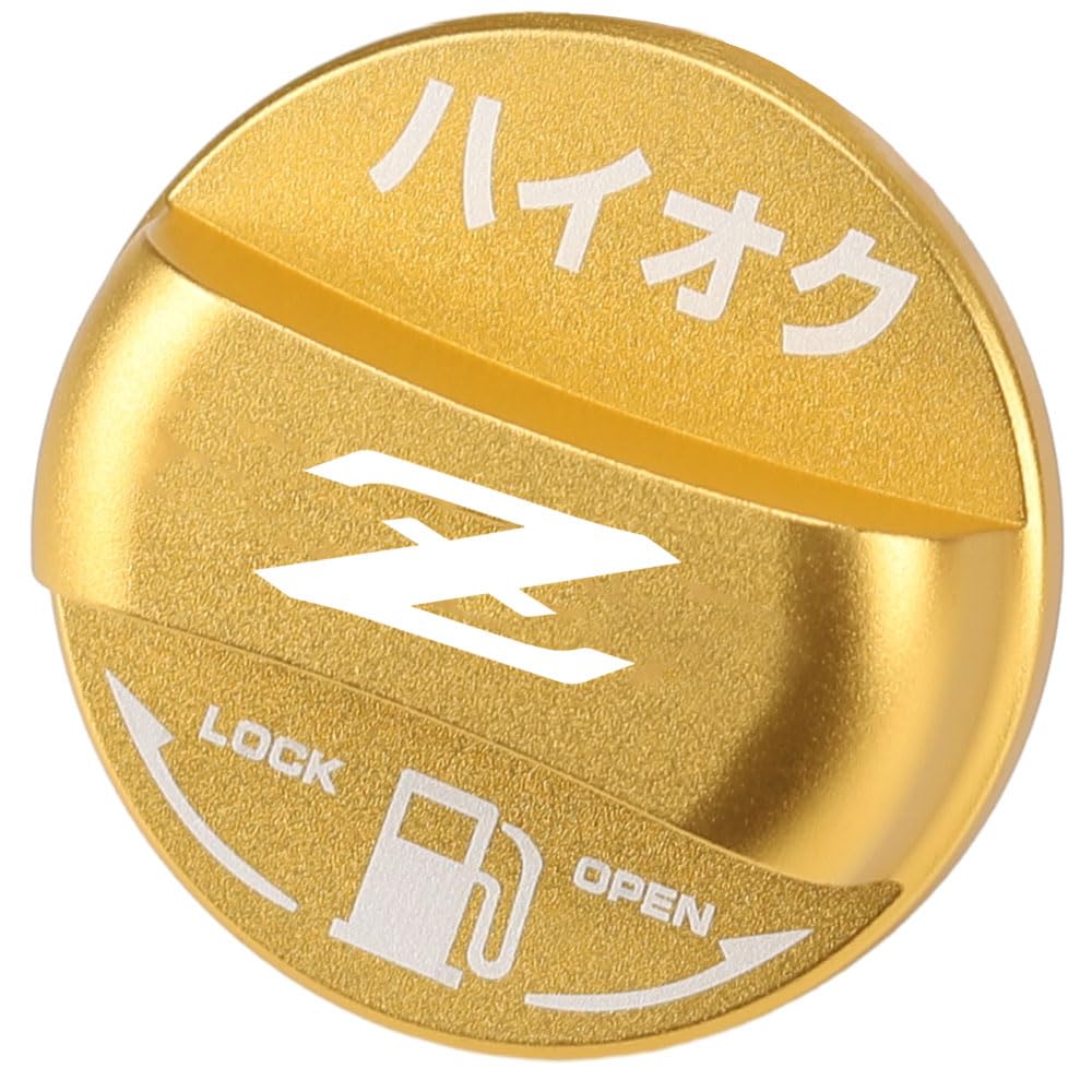 XIKER Aluminum Fuel Cap Cover for Nissan Fairlady Z Z34 FAIRLADY Z Gas Tank Replacement Spec Series, Dress-Up Accessory, Cap, Part, High-Octane