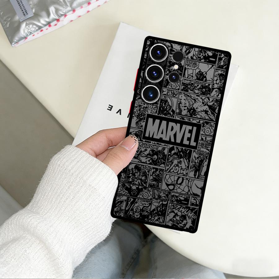 Marvel Hero Logo Case for Samsung Galaxy S26 S24 Plus Note 20 10+ S25 Ultra S21 S20 S23 FE S22 Funda Phone Cover