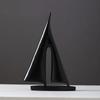 Nordic Simple Black and White Sailboat Model Light Luxury Creative Decoration Living Room Home Decoration Handicraft Decoration