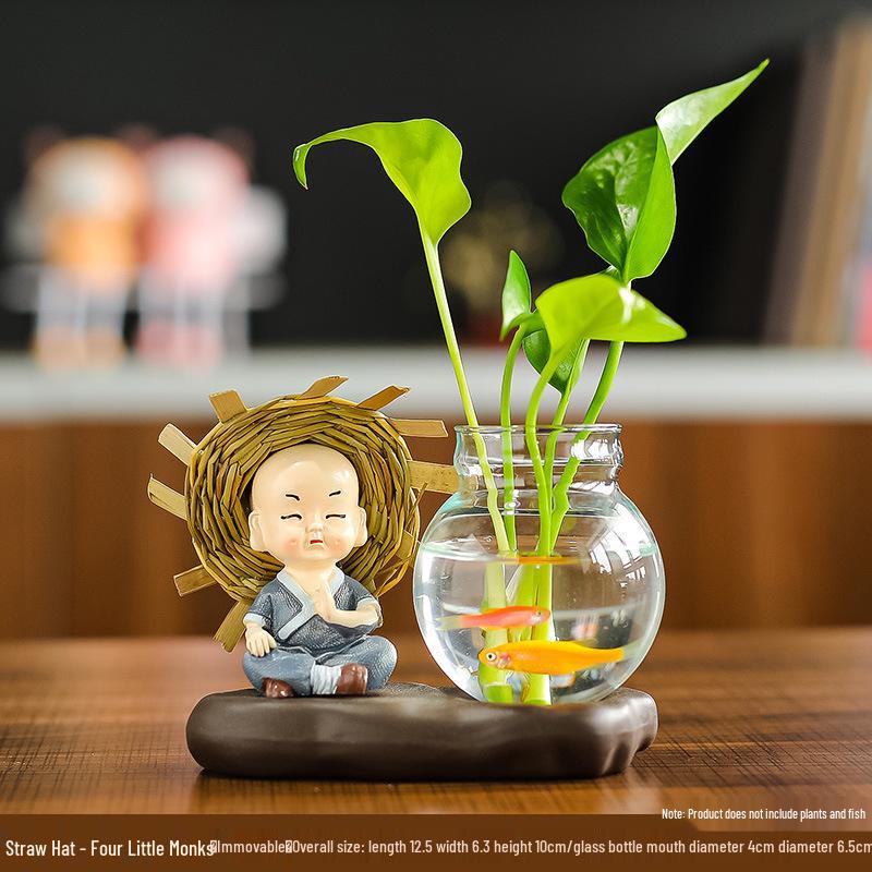 Creative Little Monk Desktop Ornaments for Home and Office Decor