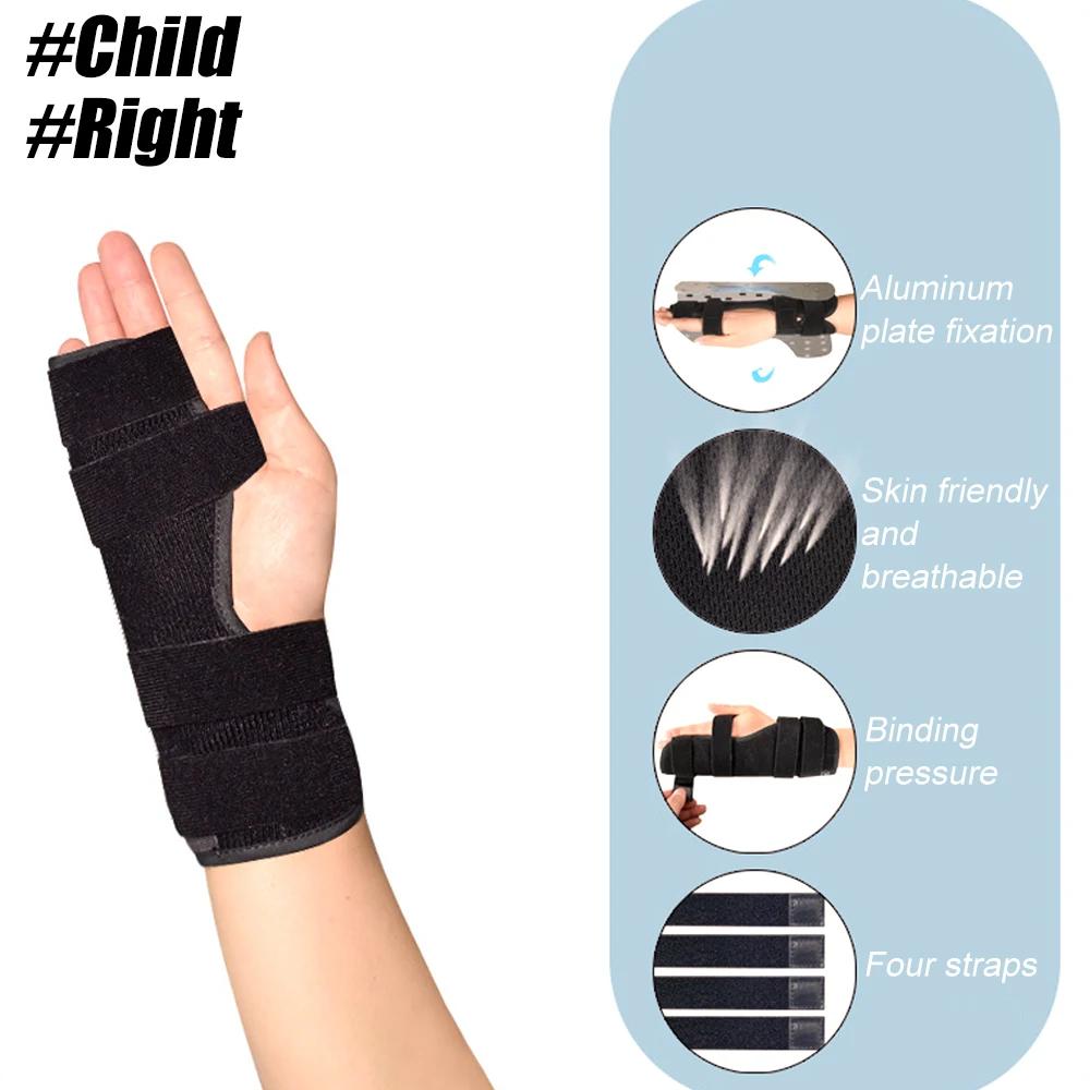 

Durable And Safe Pinky Finger Splint Boxer Fracture Brace Immobilizer For Broken Fingers Metacarpal Syndrome & Ulnar Gutter - Left Or Right Hand