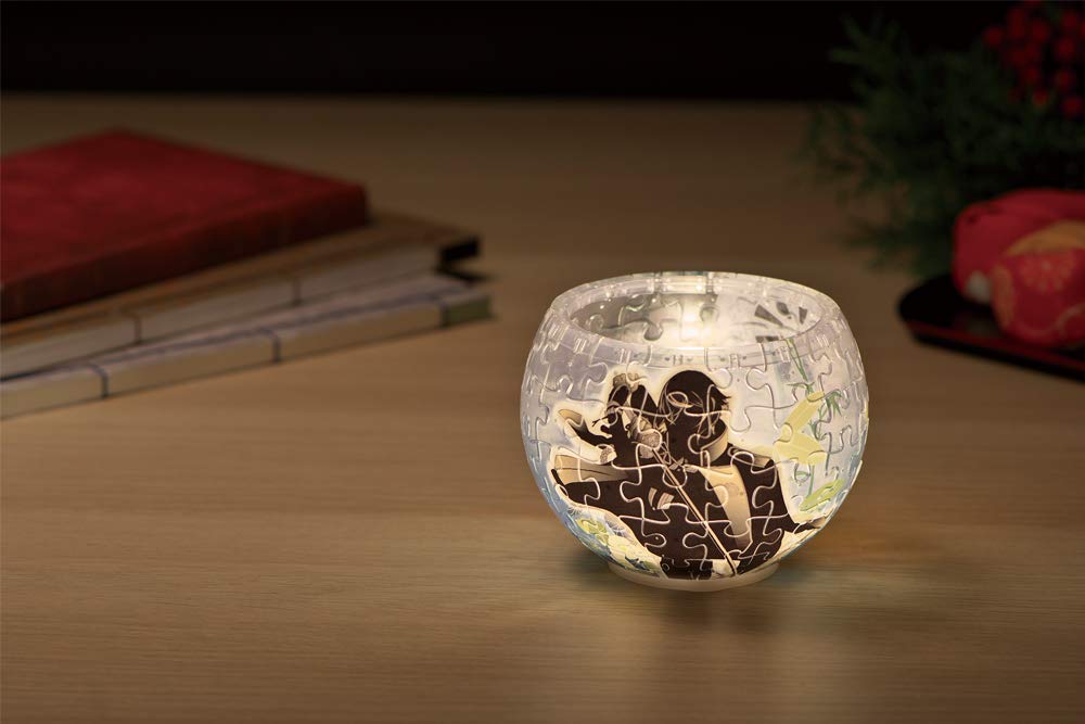80-piece jigsaw puzzle Touken Ranbu -ON LINE- Higekiri [Lampshade Puzzle]