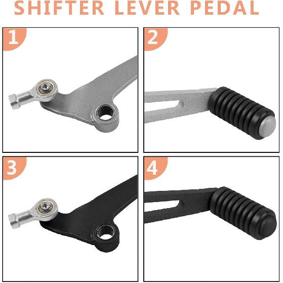Motorrad Gangschalthebel Schalthebel Pedal Ersatz für Kawasaki Ninja 650 2017-2026 Ninja 650 ABS 2017-2025 Z650 17-22 Z650 ABS 19-23 Z650RS