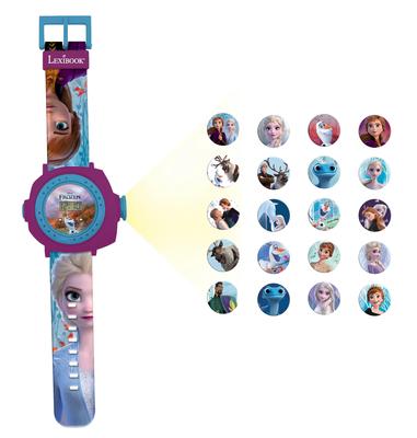 Lexibook Frozen Projection Digital Authentic Watch, Children's Watch, DMW050FZ,