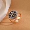 Schal-Ring-Clip für Damen Strass-Hemd-Krawatten-Clips Metall-Schneeflocke Runder Gürtel Seidenschal-Schiebering für Schal Kleid Bekleidungszubehör