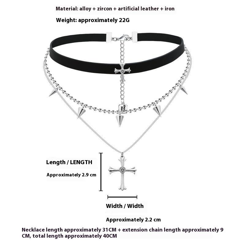 Black Butterfly Collar Women's Versatile Niche High-end Light Luxury Necklace Hip-hop Babes Personalized Pearl Necklace