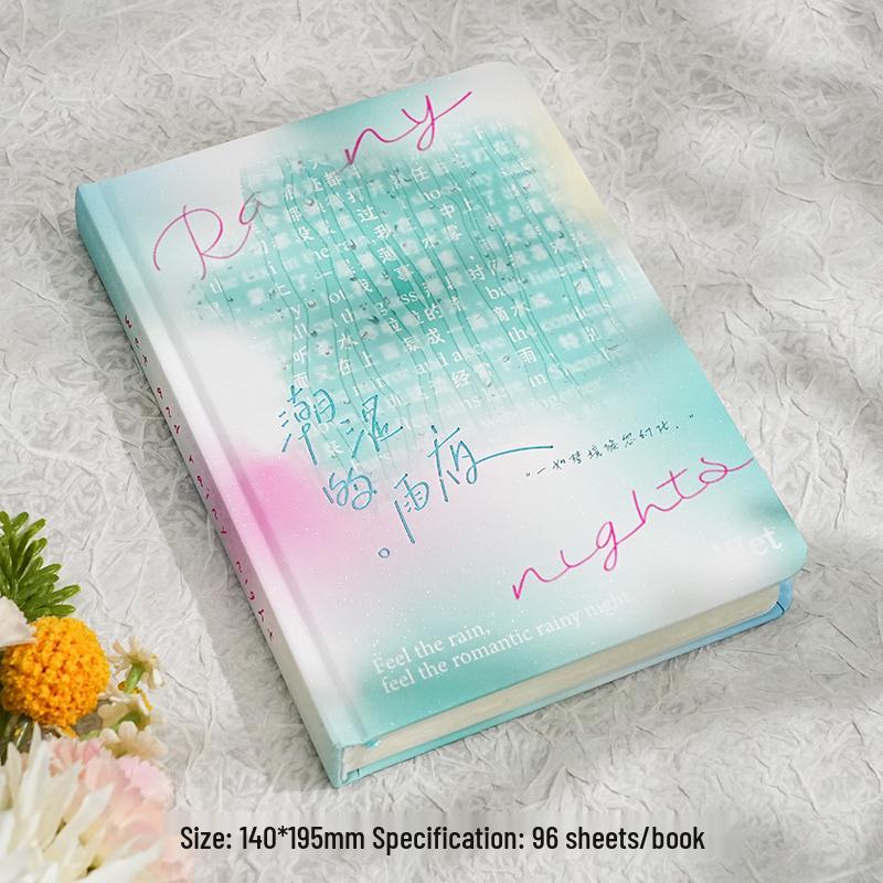 Rose Butterfly Laser Stamped Notebook with Magnetic Buckle - Retro Style Student Diary