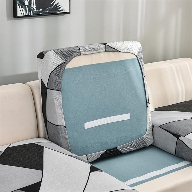 

Spandex Sofa Cover Elastic Washable Removable Slipcover for Pets Kids Furniture Protector Seat Cushion Chair Normal 50-65cm