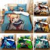 Anime My Hero Academia Bedding Set Boys Girls Twin Queen Size Duvet Cover Pillowcase Bed Kids Adult Fashion Home Textileextile