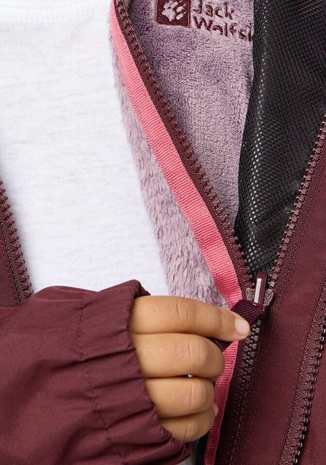 Jack Wolfskin Cosy Bear 3-in-1 Parka für Mädchen braun wildflower