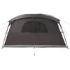 Tunnel Tent Brown Gray 366 x 244 x 198 cm Polyester and Steel