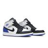 Air 1 Mid SE GS Royal Black Toe Retro Sneakers BQ6931-102