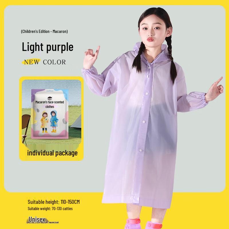 Children s Thickened EVA Portable Raincoat