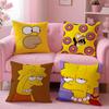 Stylish TThe Simpsonsew Cushion Cover Comfortable Durable Pillow Cover MultiScene for Home Office Car Sofa