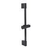 Shower Slide Bar Round Metal Handheld Shower Sliding Bar with   Shower Head Holder for Bathroom 40cm