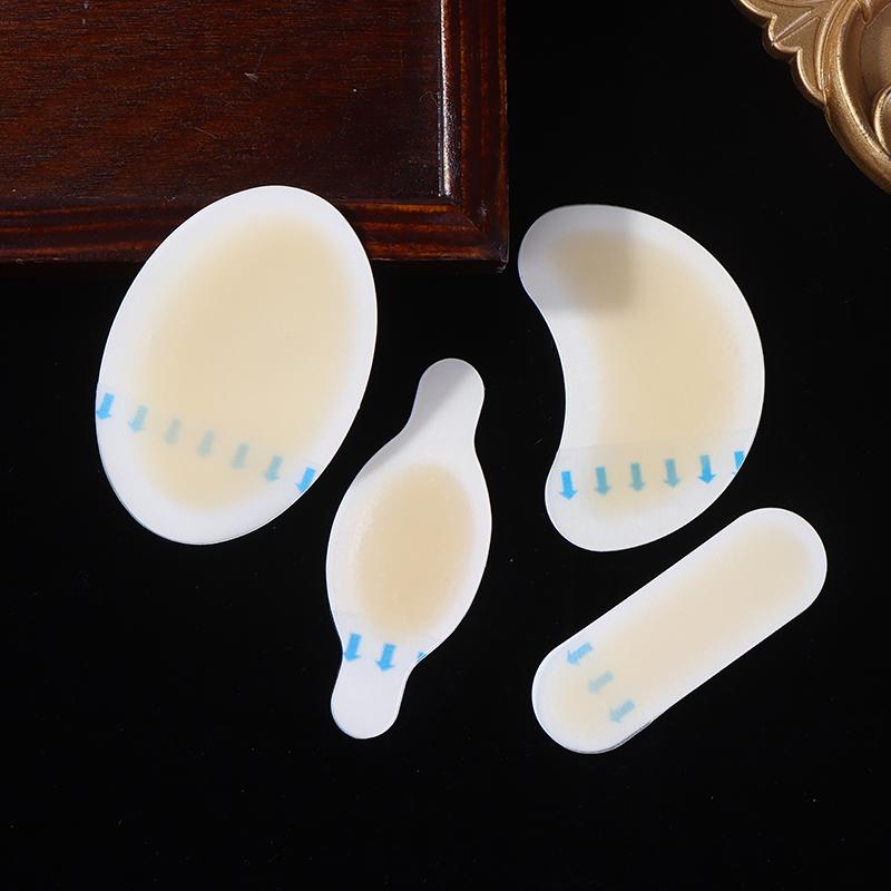 28Pcs Blister Plasters Invisible Hydrocolloid Gel Blister Bandages Blister Cushion Pad For Heel Foot Toe And Guard Skin
