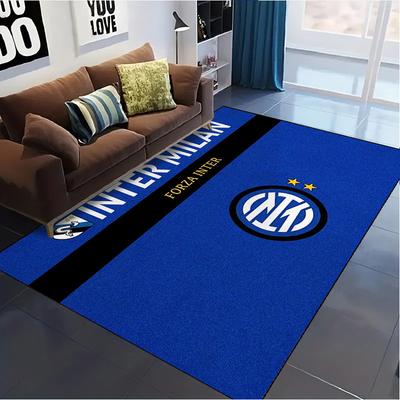 Inter Milan Carpet Rug for Living Room Bedroom Home Sofa Decoration,Kids Play Non-slip Floor Mat
