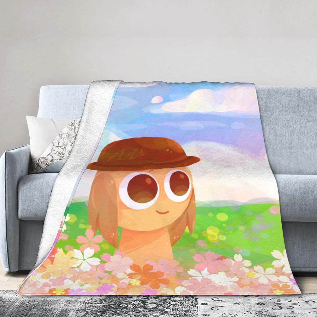 Sprunki Belzhu District Plush Blanket Girls Boys  Flannel Throw Blanket For Couch Chair Sofa Bed Warm Custom Quality Bedspread