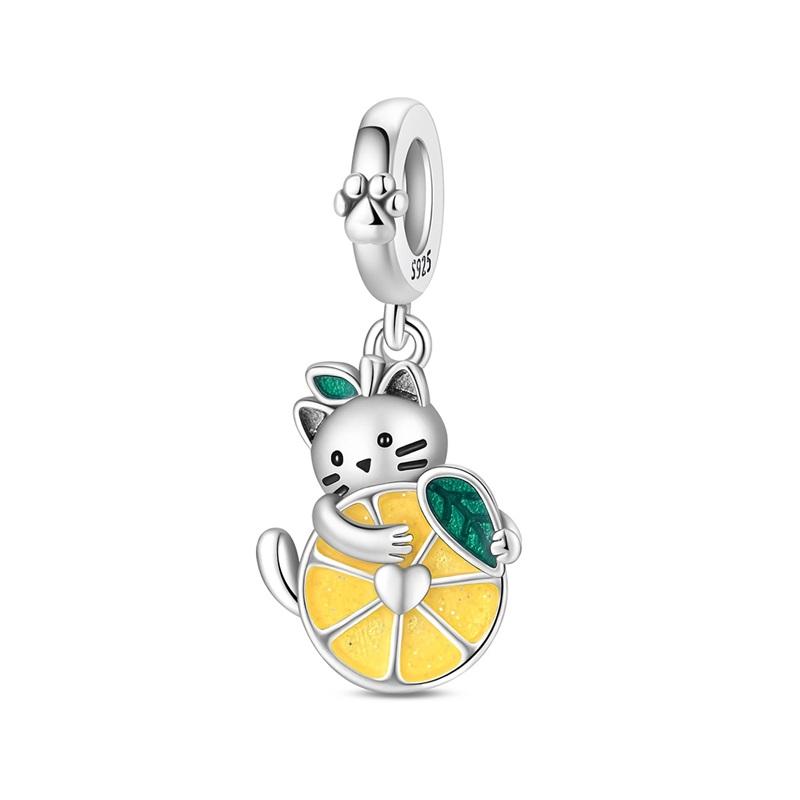 New 925 Silver I Love My Pet Cats And Dogs Friends Diary Charms Beads For Women Fit Bracelet DIY Jewelry Gifts