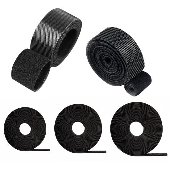 Cable Strap Convenient Self-adhesive Nylon Roll Wire Tidy Fastening Tape for Office