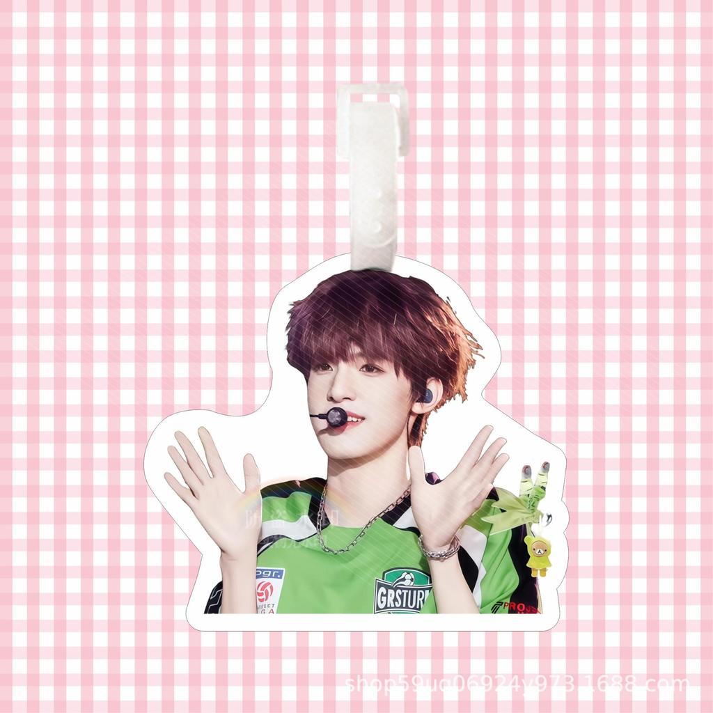 Zhang Zeyu Boy Group Luggage Tag: Backpack Pendant, Travel Case Decoration, Anti-Lost Keychain Tag
