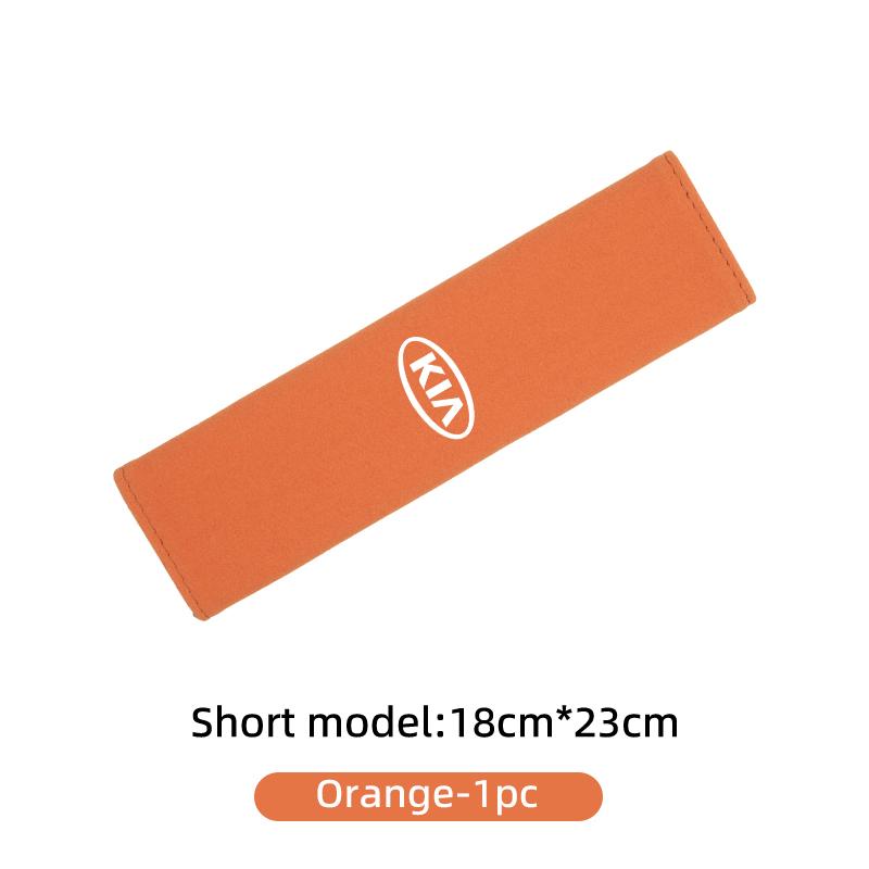 AABJN1 For KIA Suede Car Seat Safety Belt Shoulder Protection Mat Badge Accessories Cerato Proceed Venga Stonic Picanto Sorento Stinger