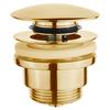 Universal Click-Clack Washbasin Plug 5/4"", Gold Color