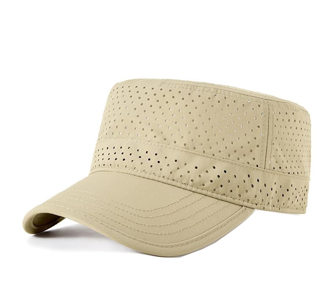 

AXIAO Summer Breathable Work Classic Style Military Cap for and Baseball Sizes Men s Quick-Drying Cap, Fishing, Mountaineering, (JP, 56.0 cm, 58.0 cm, бежевий