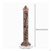 Vertical Scent Vessel Burner Decorative Alloy Classical Decor for Meditation,
