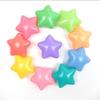 100Pcs Ball Pit Balls Thickened Tasteless Odor-free Smooth Surface Stimulate Imagination Exercise Creativity PE Loving Shape Pit Balls Kindergarten