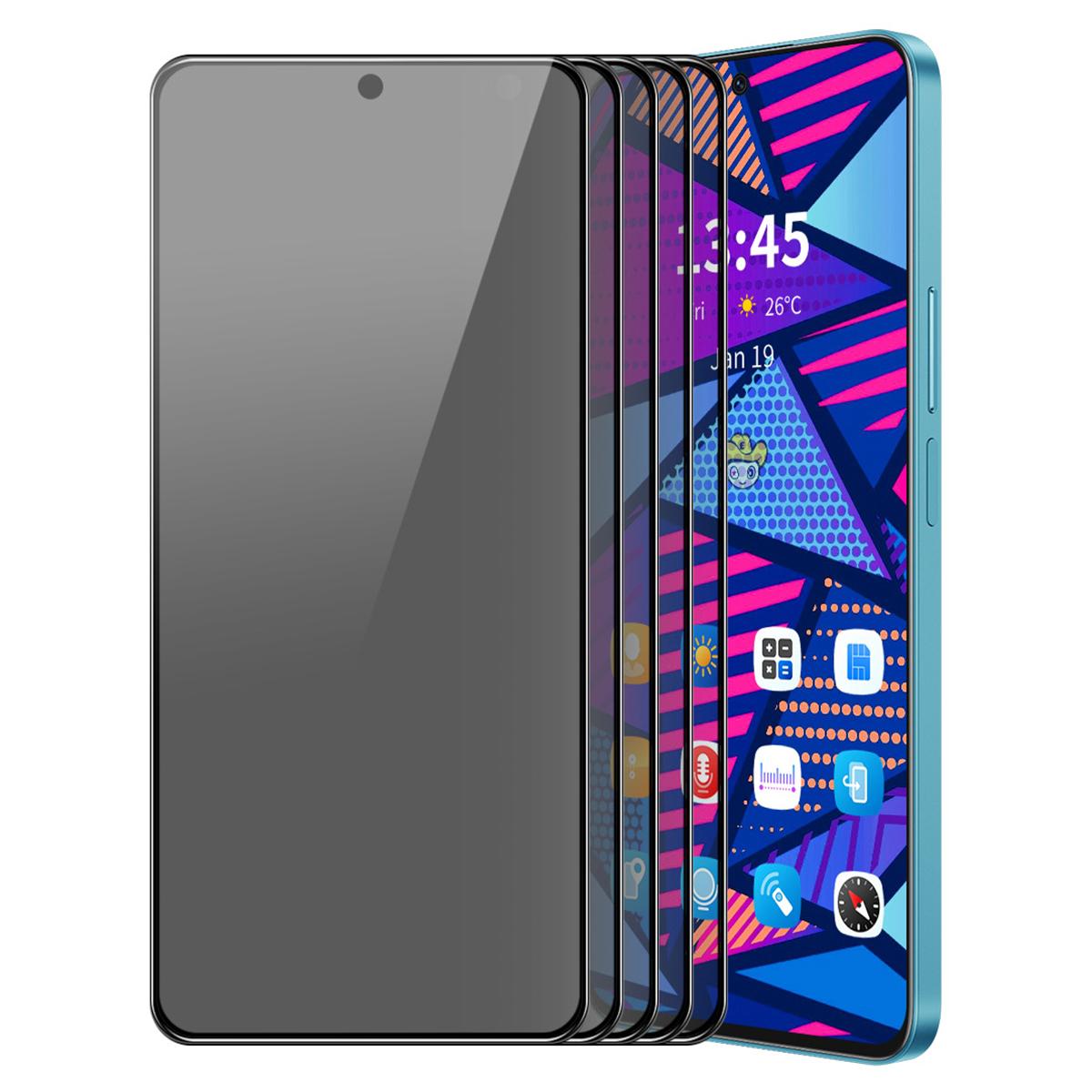 

ENKAY HAT PRINCE 5Pcs For Motorola Moto G Play (2024) 4G Film 28-degree Anti-peep Tempered Glass Screen Protector As Shown A