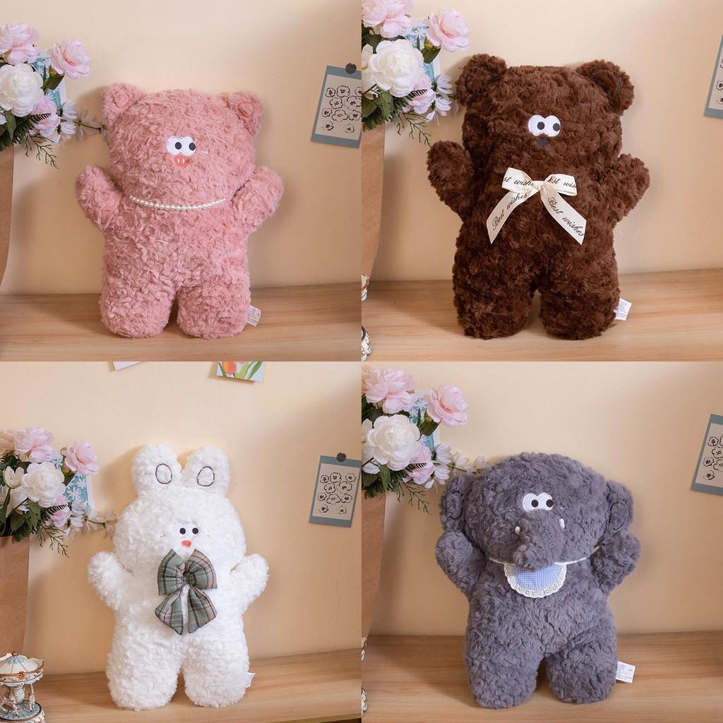 Rabbit Pig Elephant Bear Plush Toy Stuffed Animals Doll Bedroom 50cm Decorations