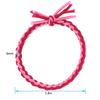 100PCS Color Hand Woven Knotted Rubber Band Hair Ties for Woman Girls Twists Braid Rope Headdress Hair Accessories Set