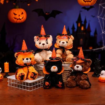 Cartoon Halloween Teddybär Plüsch Teddy Zauberer Bär Umarmungsbär Puppe Kinder Begleitung Beruhigende Stoffpuppe
