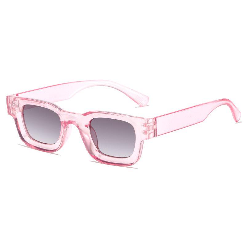 New Trendy Square Frame Sunglasses - Unisex Retro Style with Anti-UV Protection.