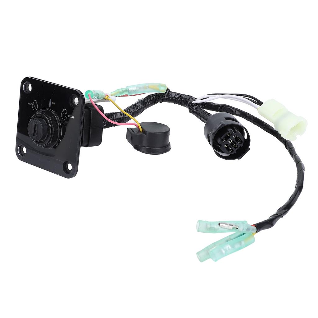 Außenborder Zündschalterpanel 63D 82570 21 Einzelnes Zündschalterpanel mit Schlüssel für Außenborder