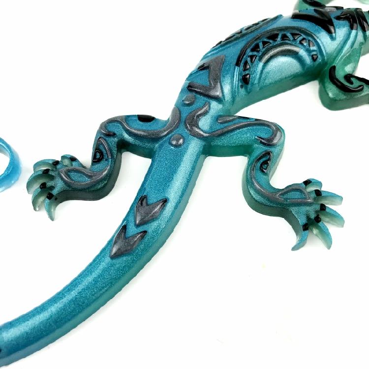 Stereo Gecko Epoxy Casting Mould for Wall Hanging Mount Decor DIY Crafts