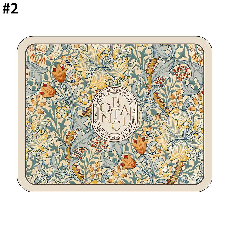 Kitchen Dish Mat Absorbent Dining Table Mats Retro Non-Slip Drain Pad Draining Placemat Coffee Dish Tableware Mat For Home Decor