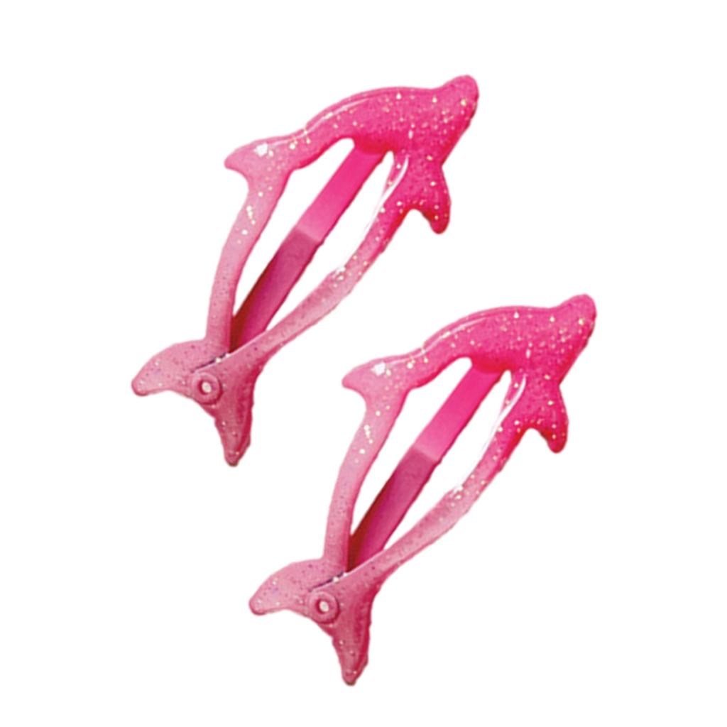 1 Pair Side Hair Clips Hairgrip Headdress for Daily Wearing Dolphin Headwear for Girl Barrettes Hairpin Hair Accessory