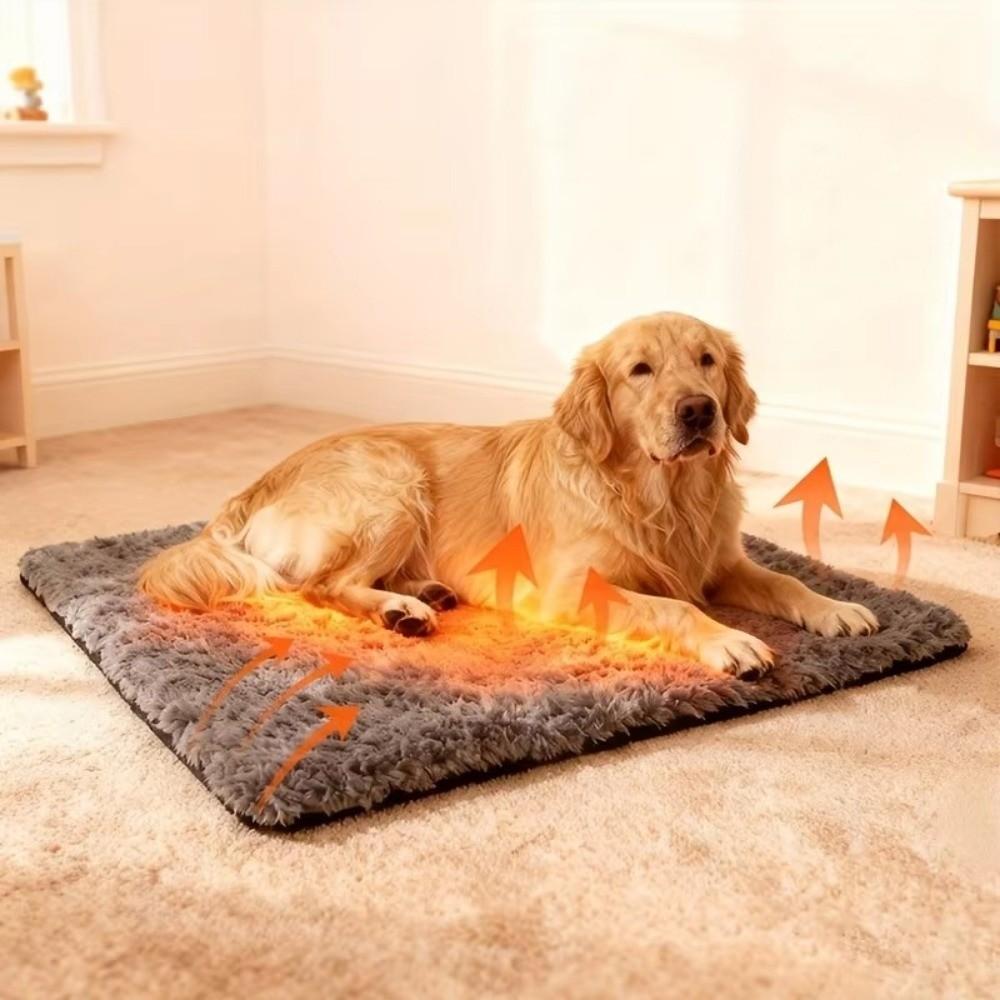 Ultra-Soft Self Warming Cat Mat Non-Slip All-Season Pet Bed with Heat Retention Indoor/Outdoor Use Pet Bed Pad
