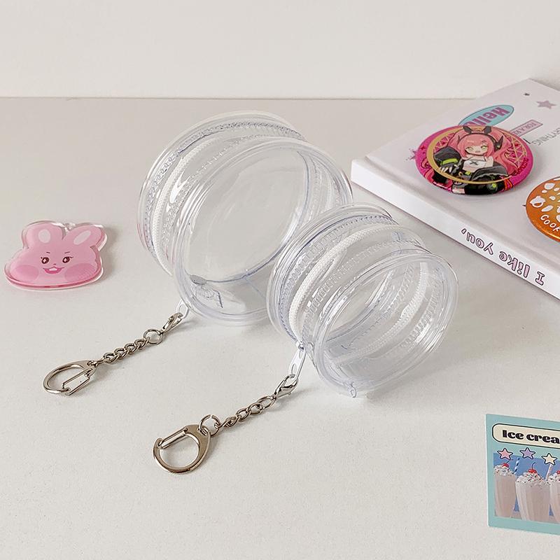 Transparent Badge Clip Bag 58cm 75cm With Keychain Waterproof For Office Student Conference Tag Card