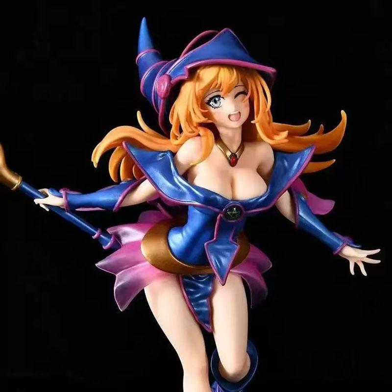 Anime GK Figure Dark Game Returns Yu-Gi-Oh Duel Monster Black Magic Girl Desk Decoration Collectable Figure Toy Gift