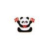 National Day five-star red flag commemorative badge, patriotic panda, literary clothing, schoolbag decoration, oil drop brooch