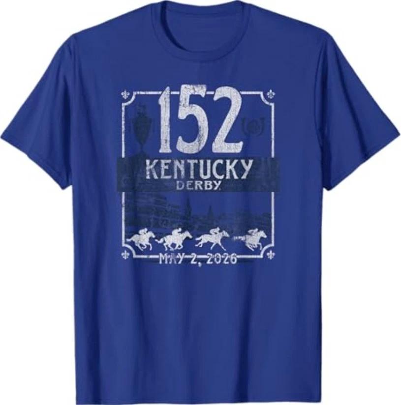 Kentucky Derby 2026 152 Vintage Royal Officially Licensed T-Shirt L