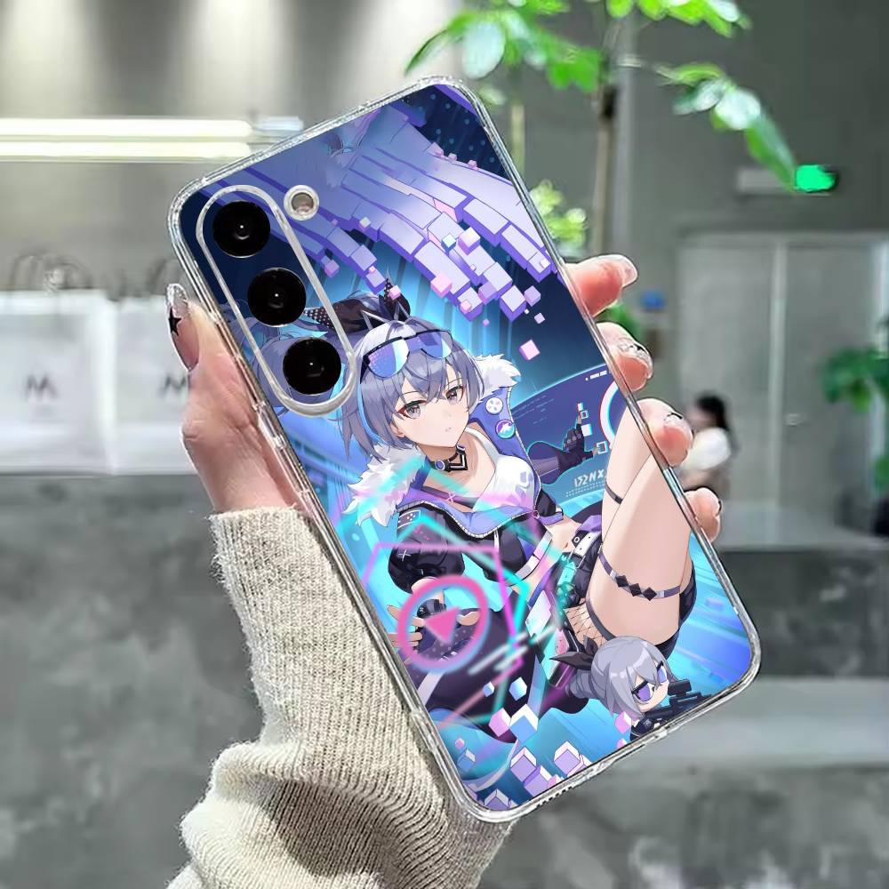 H-Honkai Silver Game Wolf Phone Case For Samsung Galaxy A91,80,73,72 ,71,53,52,32 ,31,22,21s,20,Transparent Case