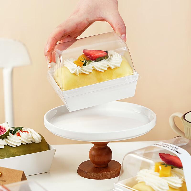 High-Lid Cake Roll & Mousse Dessert Packaging Box