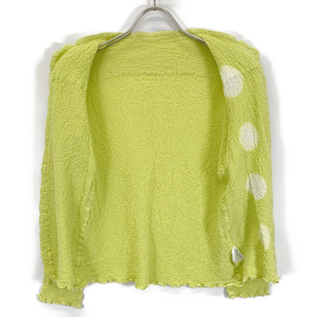 MeISSEYMIYAKE MI82FO759 Yellow Shirt tops Not written yellowUsed