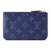 Louis Vuitton Key Pouch S Ocean Blue Monogram Canvas Men Pouches M27112