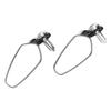 2PCS Motorcycle Rearview Mirror High Definition Clear View Aluminium Alloy Handlebar Side Mirrors for Motorbike