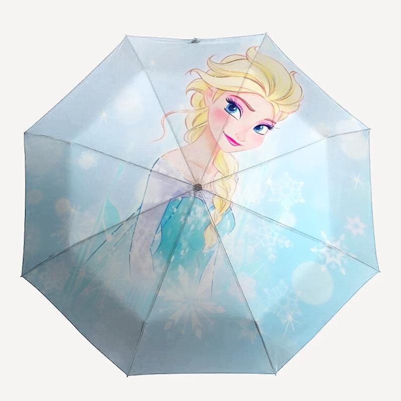 

1pc Elsa, Frozen Automatic Umbrella 8-Bone Design Compact Gear for Outdoor Travel,Perfect Gift for Friends Birthdays yy250813028